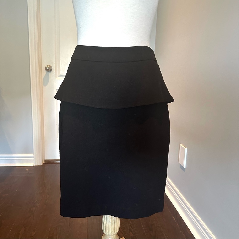 RICKI’S Black Peplum Pencil Cut Skirt - Size 6